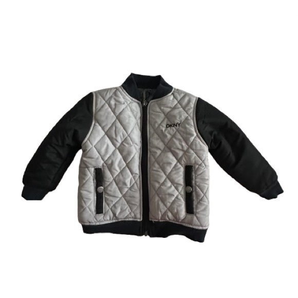 DKNY Baby Boy 18 M Denim Navy Red Gray & Black 3 Peace Set: Jacket Jeans Shirt - Picture 3 of 16